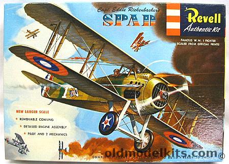 Revell 1/28 Spad XIII Captain Eddie Rickenbacker - 'S' Issue, H256-198 plastic model kit